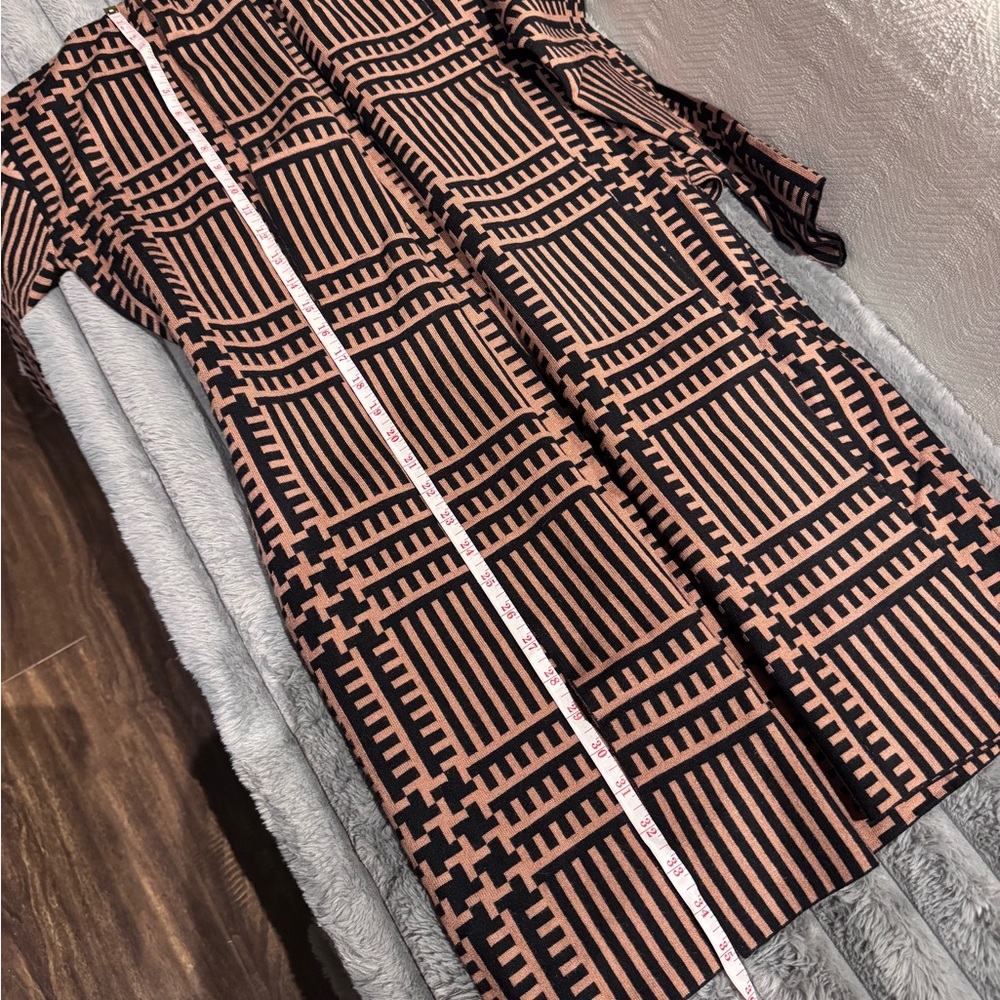 PREMISE Long Black and Brown Open Cardigan/Sweater - Size S/P - Picture 6 of 8